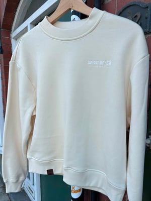 Image of Spirit of 58’ Woman’s oversized crew neck sweatshirts in 3 colours