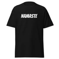 Image 1 of Namaste Tshirt Black/White