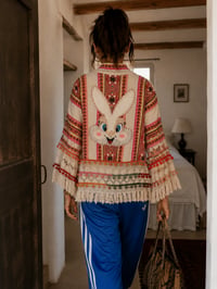Image 3 of IBIZA BOHO COTTON JACKET – BUNNY – FESTIVAL STYLE