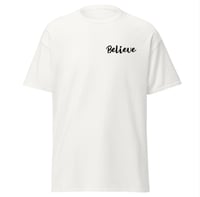 Image 4 of Believe Pocket Printed Tshirt Multiple Colours 