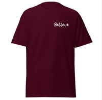 Image 3 of Believe Pocket Printed Tshirt Multiple Colours 