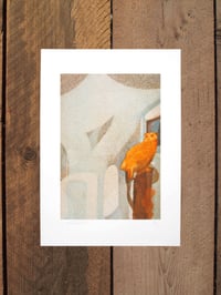 Image 1 of Golden Owl A5 Risograph Print