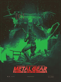 METAL GEAR SOLID 18x24" CODEC Green Variant Art Print - Artist Proof