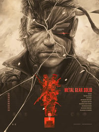 METAL GEAR SOLID LEGACY 18x24" Metallic Red Regular Art Print - Artist Proof