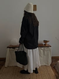 Image 2 of raw linen bucket