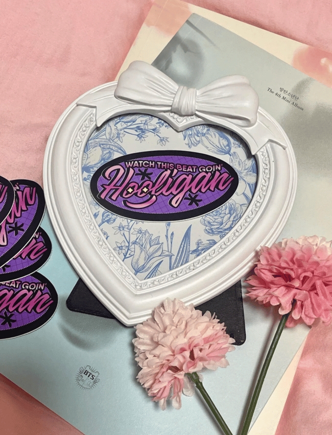 bts hooligan vinyl sticker