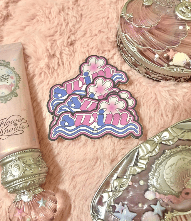 bts swim vinyl sticker