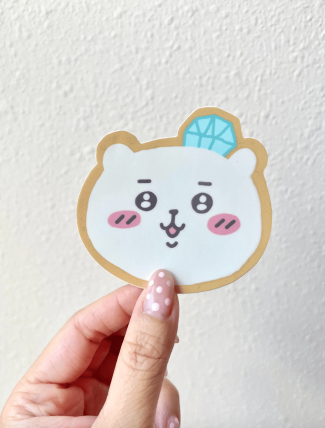 chiikawa cookie svt carats vinyl sticker