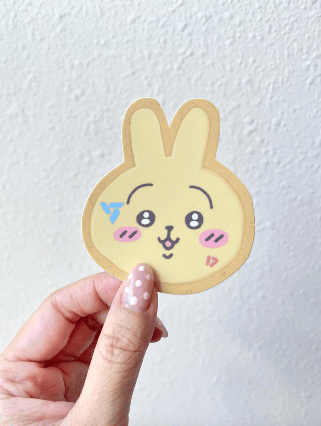 chiikawa cookie svt carats vinyl sticker