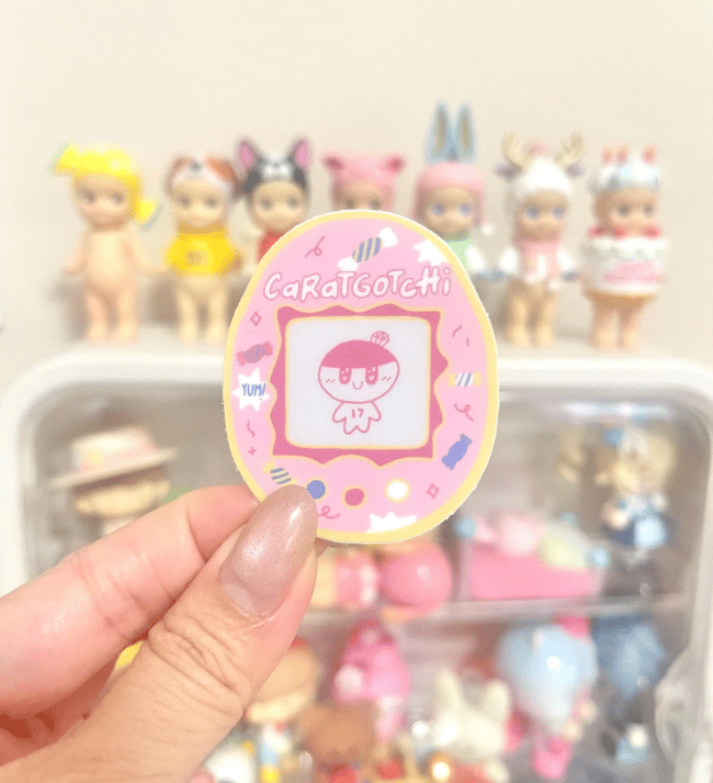 svt caratgotchi vinyl sticker