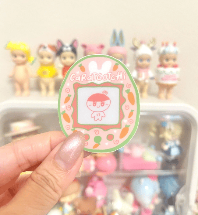 svt caratgotchi vinyl sticker