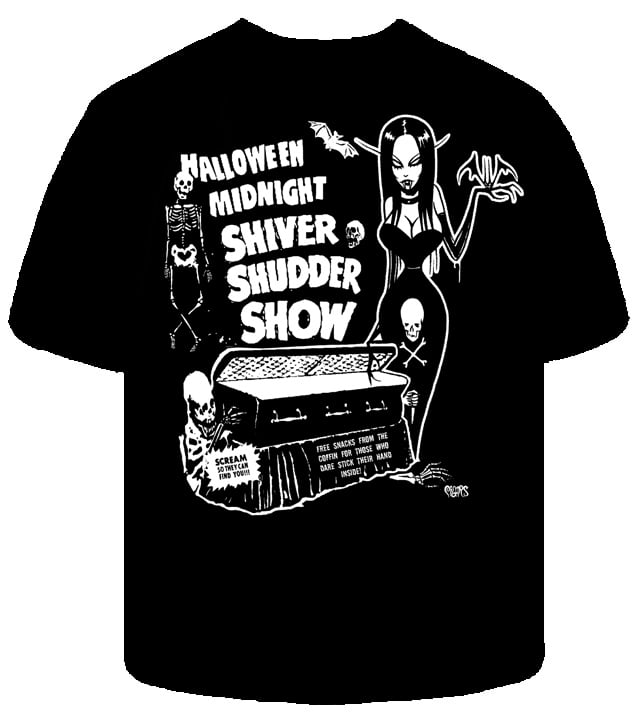 Image of Preorder MIDNIGHT SHUDDER SHOW Mens shirt  -  ships sept 13th