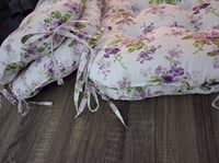 Image 3 of Floral purple/lavender 17x15 dining cushion