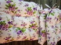 Image 2 of Floral purple/lavender 17x15 dining cushion