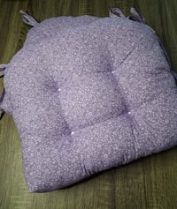 Image 1 of Floral purple  17x15 dining cushion