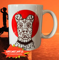 Image 1 of Isle of Dogs Mug, Spots Mug, Coffee gift, Wes Anderson movie, Wes Anderson, wes anderson mug, men...