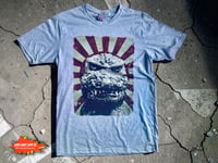 Image 1 of Japanese Rising Sun Monster T-Shirt | Classic Kaiju King Shirt | Vintage Japanese Movie Tee | Ret...