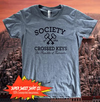 Image 1 of Grand Budapest Hotel Women's Shirt, Crossed Keys Shirt, gift for her, gifts for women, Wes Anders...
