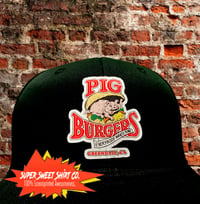 Image 2 of Pig Burgers Hat, Better Off Dead, Trucker Hat, 80s movie, mens baseball cap, Everybody wants some...