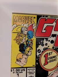 Image 3 of 1990 Vintage Guardians of the Galaxy #1 Framed Comic | 35+ Year Old Marvel Wall Art | Classic 31s...