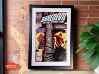 Image 1 of 1989 Vintage Daredevil #270 Framed Comic | 35+ Year Old Marvel Wall Art | First Appearance Blackh...