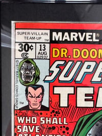 Image 3 of 1977 Vintage Super-Villain Team-Up #13 Framed Comic | Nearly 50 Year Old Marvel Wall Art | Doctor...