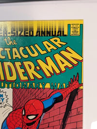 Image 4 of 1988 Vintage Spectacular Spider-Man Annual #8 Framed Comic | Over 35 Year Old Marvel Wall Art | S...