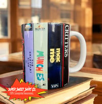 Image 3 of Retro 80s VHS Movie Coffee Mug - Vintage Film Reel Design - 11oz Ceramic Cup - Movie Lover Gift -...