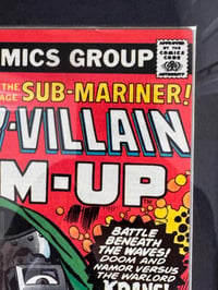 Image 4 of 1977 Vintage Super-Villain Team-Up #13 Framed Comic | Nearly 50 Year Old Marvel Wall Art | Doctor...