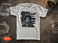 Image 1 of Abbie Hoffman Shirt | 1960s Protest Activist Tee | Counterculture Anti-War T-Shirt | Vintage Poli...