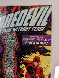 Image 7 of 1989 Vintage Daredevil #270 Framed Comic | 35+ Year Old Marvel Wall Art | First Appearance Blackh...