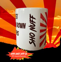 Image 2 of Shogun of Harlem Mug, sho nuff Harlem Mug, Ceramic Handled Mug, The Last Dragon, Martial arts, Ka...
