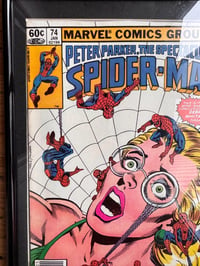 Image 3 of 1983 Vintage Spectacular Spider-Man #78 Framed Comic | Over 40 Year Old Marvel Wall Art | Spider-...