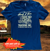 Image 1 of Over The Top shirt, Hawk and Son shirt, trucker t shirt, gifts for him, funny t shirts, boyfriend...