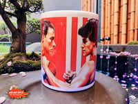 Image 2 of Van Damme No Retreat No Surrender Mug, 80s Martial Arts Movie Coffee Mug, JCVD Fan Gift, Retro Ac...