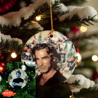 Image 4 of Patrick Swayze Road House Christmas Ornament, Fun Ceramic Tree Decor for Holidays, Ideal Gift for...