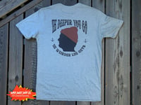 Image 2 of Life Aquatic Team Zissou Shirt | Double-Sided Wes Anderson Movie Tee | Denim Blue Tri Blend T-Shi...