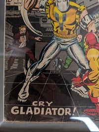 Image 5 of 1968 Vintage Iron Man #7 Framed Comic | 57+ Year Old Marvel Wall Art | Original Bronze Age Collec...