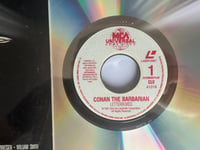 Image 4 of Vintage 1991 Conan the Barbarian Laserdisc Framed | Double Matted Movie Display | Retro Sci-Fi Fa...
