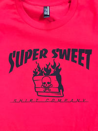 Image 2 of Super Sweet Shirt Co. Logo Tee | Skate Inspired Streetwear Shirt | 100% Cotton Screenprinted | Su...