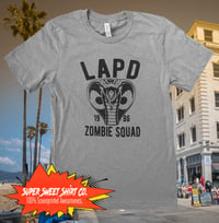 Image 1 of Cobra Movie Shirt, Zombie Squad Shirt, Bronson Shirt, t shirt men, gifts for men, 80s tees, uniqu...
