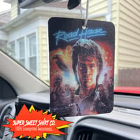 Image 4 of Road House Patrick Swayze Air Freshener - Iconic Movie Memorabilia - Handmade Car Fragrance - Uni...