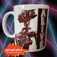 Image 1 of Johnny 5 Mug, Short Circuit Mug, Ceramic Handled Mug, Robot Mug, Johnny 5 Mug, Coffee Mug, Tea Mu...