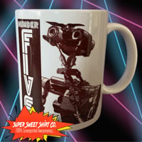 Image 2 of Johnny 5 Mug, Short Circuit Mug, Ceramic Handled Mug, Robot Mug, Johnny 5 Mug, Coffee Mug, Tea Mu...