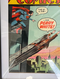 Image 4 of 1974 Vintage Action Comics #436 Framed and Matted | 50+ Year Old Superman Comic | Bronze Age DC C...