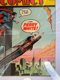 Image 5 of 1974 Vintage Action Comics #436 Framed and Matted | 50+ Year Old Superman Comic | Bronze Age DC C...
