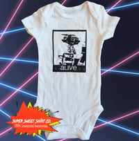Image 1 of Johnny 5 bodysuit, Robot Short Circuit, Baby Gift, baby shower gift, New Dad, New Mom Gift, Expec...