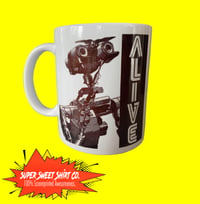 Image 2 of Johnny 5 bodysuit, Robot Short Circuit, Baby Gift, baby shower gift, New Dad, New Mom Gift, Expec...