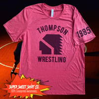 Image 1 of Vision Quest Shirt, Thompson Highschool Wrestling shirt, Gift for men, 80s tee, gifts for him, gi...