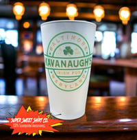 Image 1 of Kavanaugh's Irish Pub - The Wire - 17oz Pint Beer Mug - Glass Bar Man Cave Decor - Tavern Pub - B...